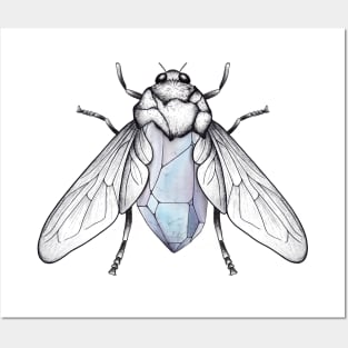 Crystal Bee Design Posters and Art